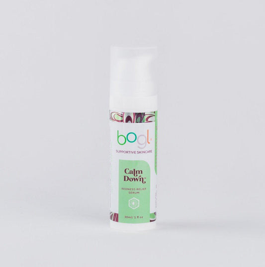 bogl calm down redness reducing serum  in 1 oz bottle