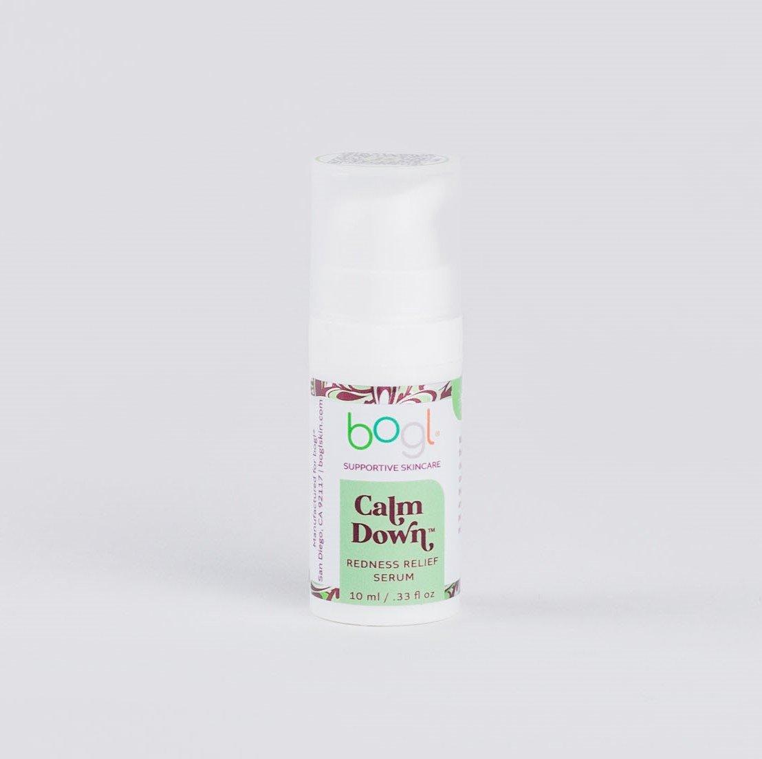bogl travel calm down redness reducing serum in .33oz bottle