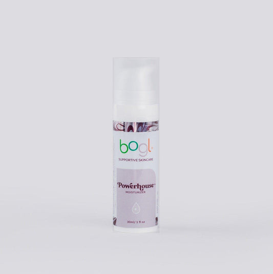 bogl's powerhouse copper peptide moisturizer for age management  in 1oz bottle