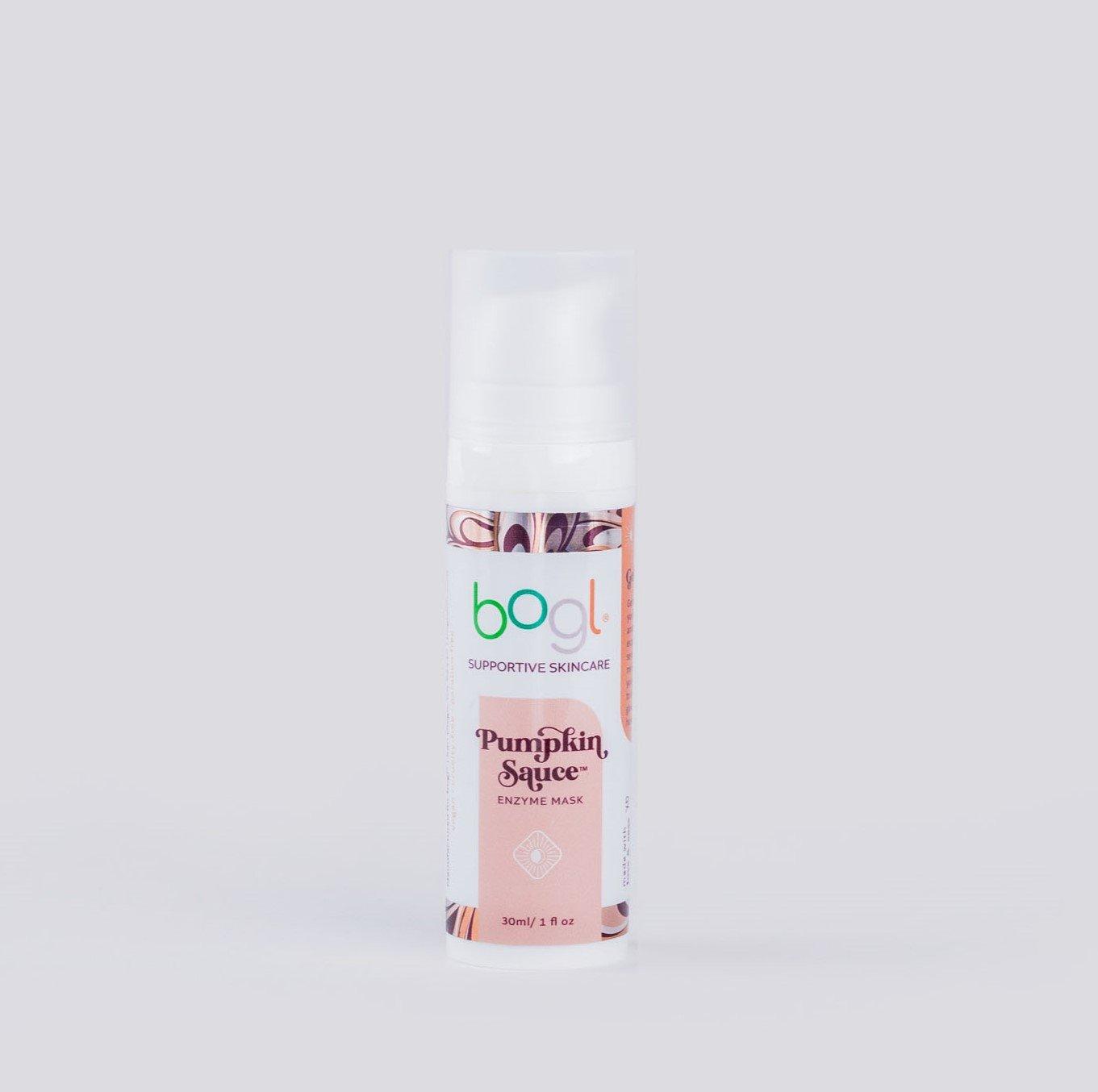 bogl's pumpkin enzyme mask for radiant skin 1oz in bottle